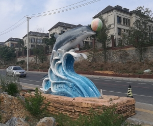 海口大连水泥雕塑